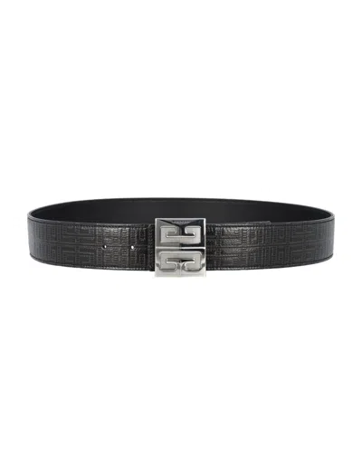 Shop Givenchy 4g Reversible Belt 40mm In Black