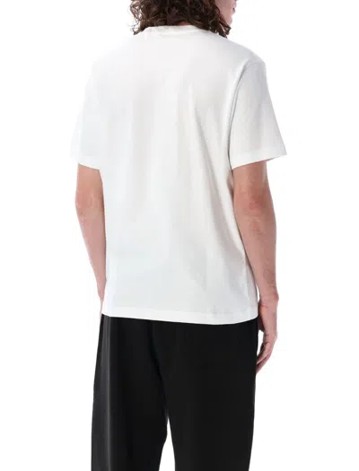 Shop Kenzo Orange Classic T-shirt In Off White
