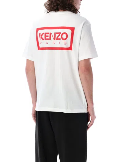 Shop Kenzo Bicolor Kp Classic T-shirt In Off White