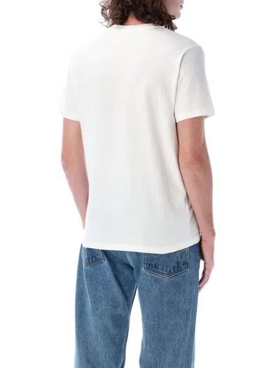 Shop Kenzo Drawn Varsity Slim T-shirt In Off White