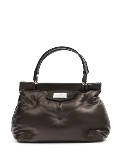 Shop Maison Margiela Medium Glam Slam Tote Bag In Black