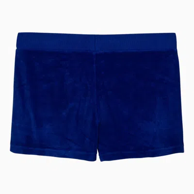 Shop Polo Ralph Lauren Royal Chenille Shorts In Blue