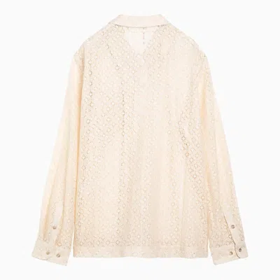 Shop Séfr Jagou Shirt With Harmony Embroidery In Pink