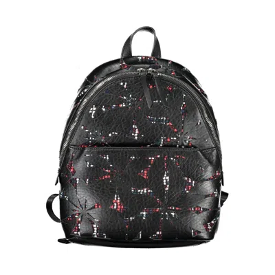 Shop Desigual Chic Black Backpack With Contrasting Details