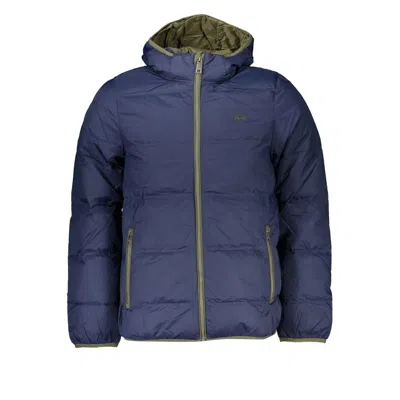 Shop La Martina Chic Blue Lightweight Hooded Jacket