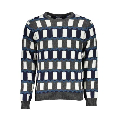 Shop Gant Chic Blue Wool-blend Crew Neck Sweater