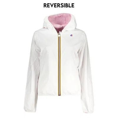 Shop K-way Chic Reversible Hooded Jacket With Contrast Details