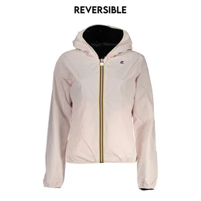 Shop K-way Chic Reversible Hooded Jacket In Pink