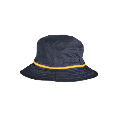 Shop K-way Chic Waterproof Blue Bucket Hat With Contrast Details