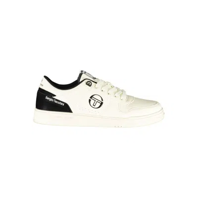 Shop Sergio Tacchini Chic White Sneakers With Contrast Details