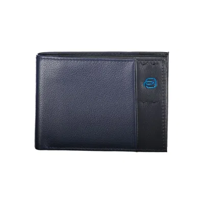 Shop Piquadro Elegant Blue Leather Men's Wallet