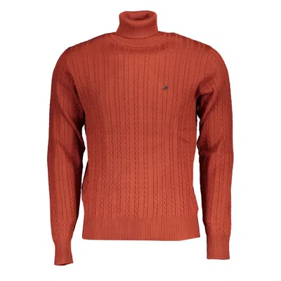 Shop U.s. Grand Polo Elegant Bronze Turtleneck Sweater For Men