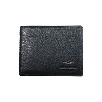 Shop Aeronautica Militare Elegant Leather Dual-compartment Wallet