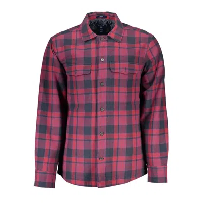 Shop Gant Ele Purple Cotton Long Sleeve Shirt