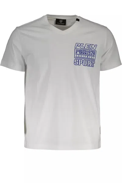 Shop Plein Sport White Cotton T-shirt