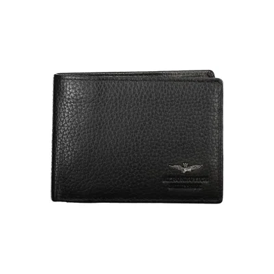 Shop Aeronautica Militare Sleek Dual-compartment Leather Wallet