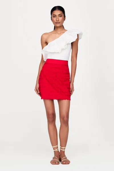 Marie Oliver Orlee Skirt In Salsa In Salsa