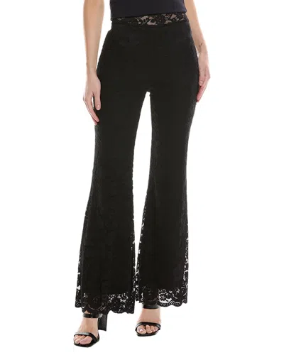 Shop Vince Camuto Scalloped Edge Pant In Black