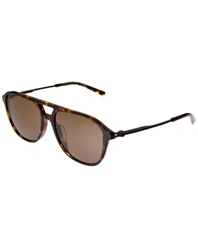 Shop Bulgari Men's Bv7038f 57mm Sunglasses In Brown