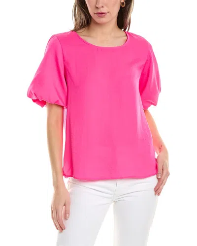 Shop Vince Camuto Puff Sleeve Blouse In Pink