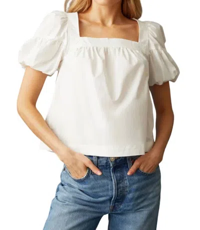 Shop Marie Oliver Vai Top In Oyster In White