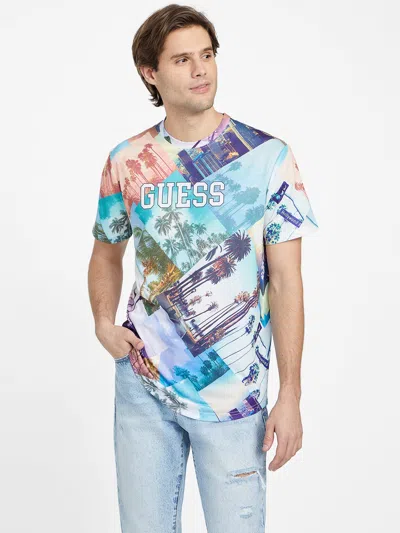 Shop Guess Factory Venny Printed Tee In Multi