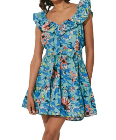 Shop Cleobella Rina Mini Dress In Calypso In Multi