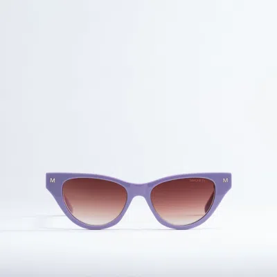 Shop Machete Suzy Sunglasses In Violet In Blue