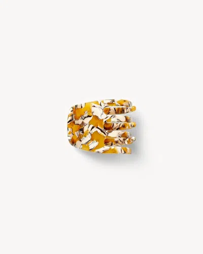 Shop Machete Mini Claw In Calico In Orange
