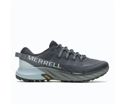 Shop Merrell Men's Agility Peak 4 Trail Running Shoes In Black