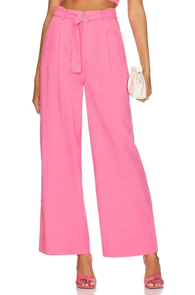Shop Minkpink Kelani Belted Pants In Pink
