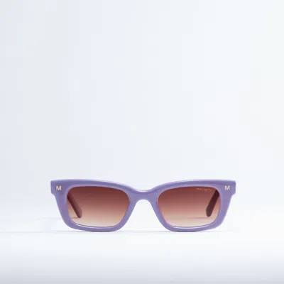 Shop Machete Ruby Sunglasses In Violet In Blue