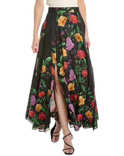 Shop Charo Ruiz Tana Midi Skirt In Black