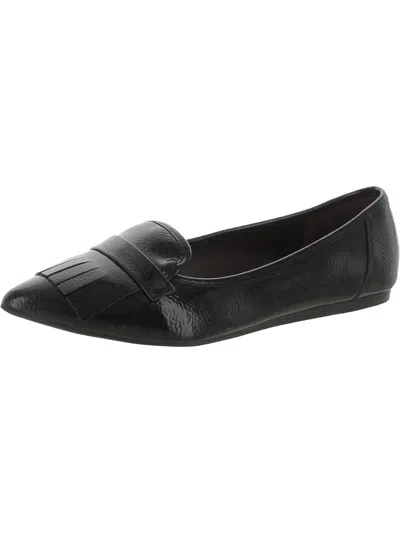 Shop Franco Sarto Helsa Womens Faux Leather Slip On Loafers In Black