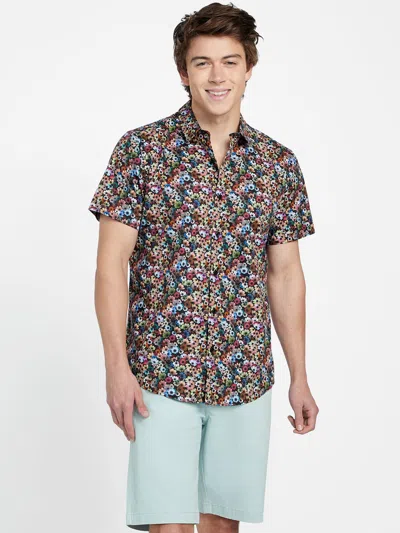 Shop Guess Factory Oliver Printed Shirt In Multi