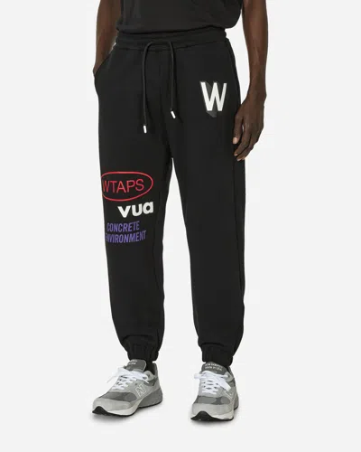 Shop Wtaps Academy Sweatpants In Black
