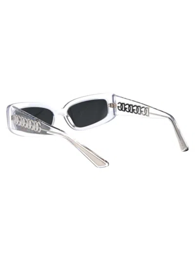Dolce & Gabbana Dolce  Gabbana Eyewear Rectangular Frame Sunglasses In 313387 Crystal