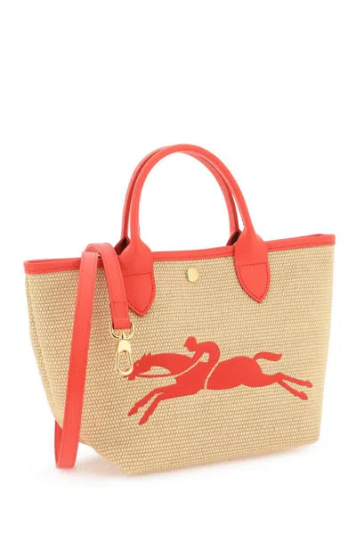 Shop Longchamp Le Panier Pliage S Handbag In Beige