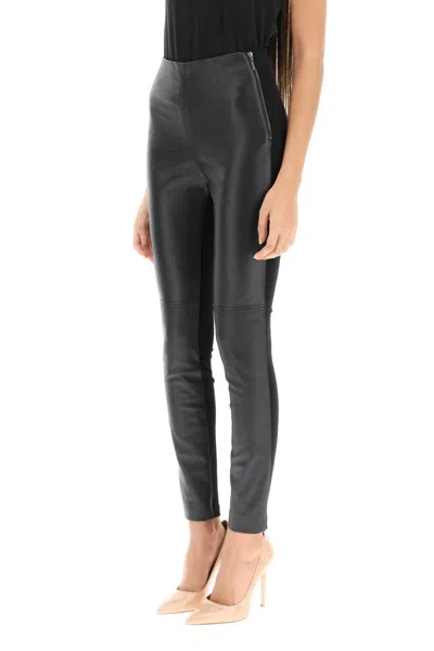 Shop Marciano By Guess Leather And Jersey Leggings In Nero