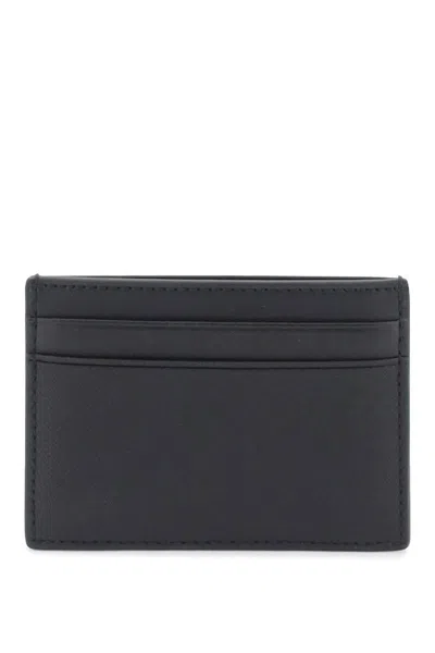 Shop Bally Leather Bhar Cardholder In Nero