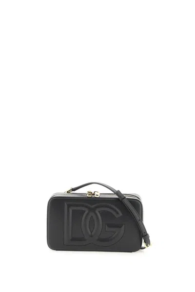 Shop Dolce & Gabbana Leather Camera Bag In Nero