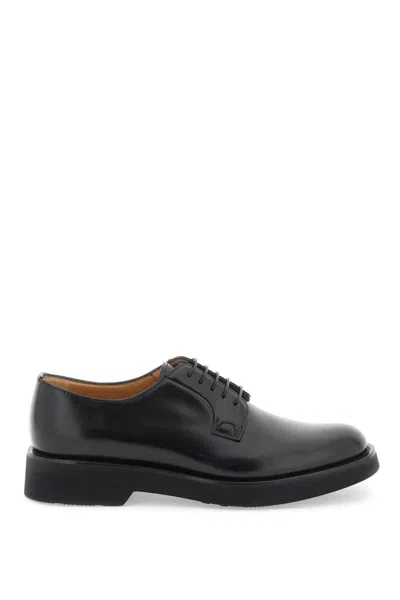 Shop Church's Leather Shannon Derby Shoes In Nero