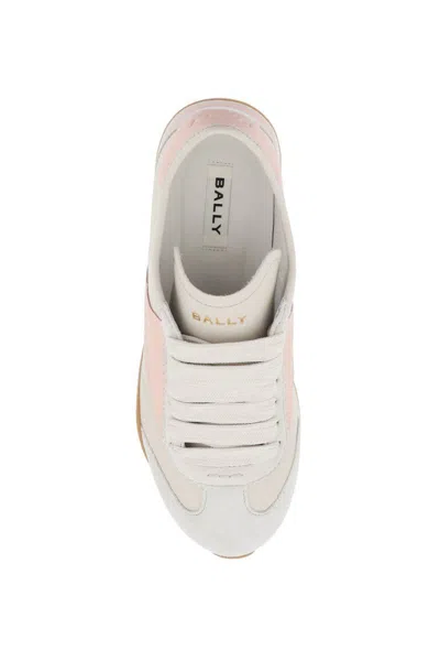 Shop Bally Leather Sonney Sneakers In Grigio