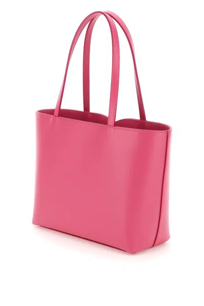 Shop Dolce & Gabbana Leather Tote Bag In Rosa