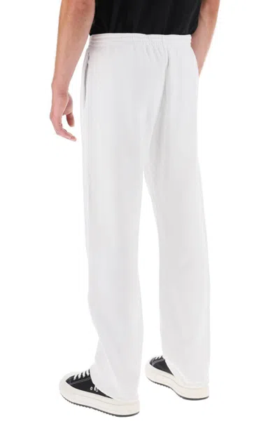 Shop Dsquared2 Logo Print Sweatpants In Bianco