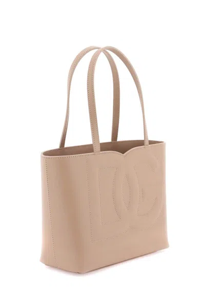 Shop Dolce & Gabbana Logo Shopping Bag In Rosa