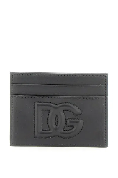 Shop Dolce & Gabbana Logoed Cardholder In Nero