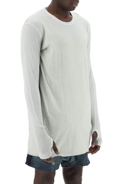 Shop 11 By Boris Bidjan Saberi Long-sleeved Cotton T-shirt In Neutro