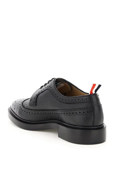 Shop Thom Browne Longwing Brogue Lace-up Shoes In Nero