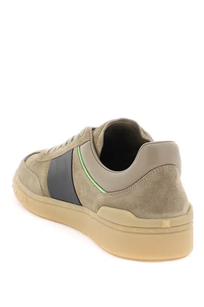 Shop Valentino Low Top Upvillage Sneakers In Brown